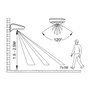 Edm Aplique Solar Blanco 2W 200lm 6500K con Sensor