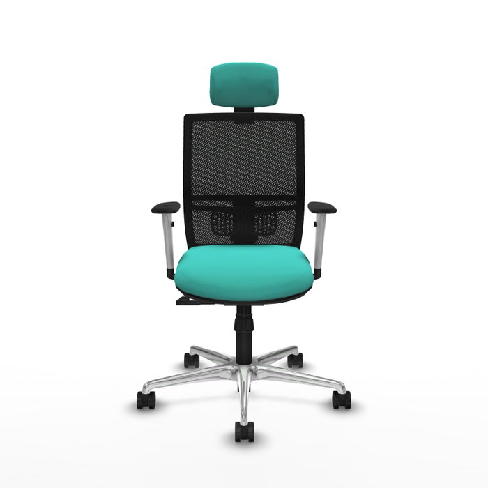 PIQUERAS Y CRESPO Silla de oficina Yunquera Turquesa y Negro PIQUERAS Y CRESPO Silla de oficina Yunquera Turquesa y Negro