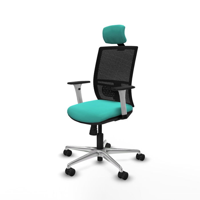 PIQUERAS Y CRESPO Silla de oficina Yunquera Turquesa y Negro PIQUERAS Y CRESPO Silla de oficina Yunquera Turquesa y Negro
