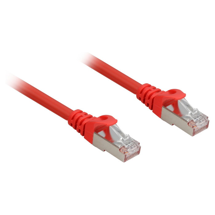 Sharkoon Patchkabel RJ45 Cat.6a SFTP Rojo, 1,5 Metros Sharkoon Patchkabel RJ45 Cat.6a SFTP Rojo, 1,5 Metros