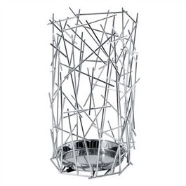 Alessi FC07 Blow Up Paragüero Acero Cromado Diseñado por Fratelli Campana
