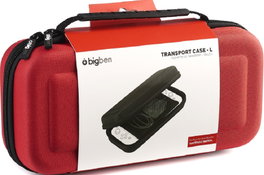 Nacon Bigben Transport Case-L Rojo para Nintendo Switch, OLED y Lite