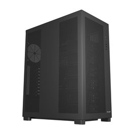 FSP U500-B Caja Full Tower Negra, Compatible ATX, mATX, mITX, E-ATX, CEB, EEB, Soporte GPU, 6 SSD/4 HDD, 5 Ventiladores PWM, Refrigeración 480mm, Pantalla Digital, POC0000260