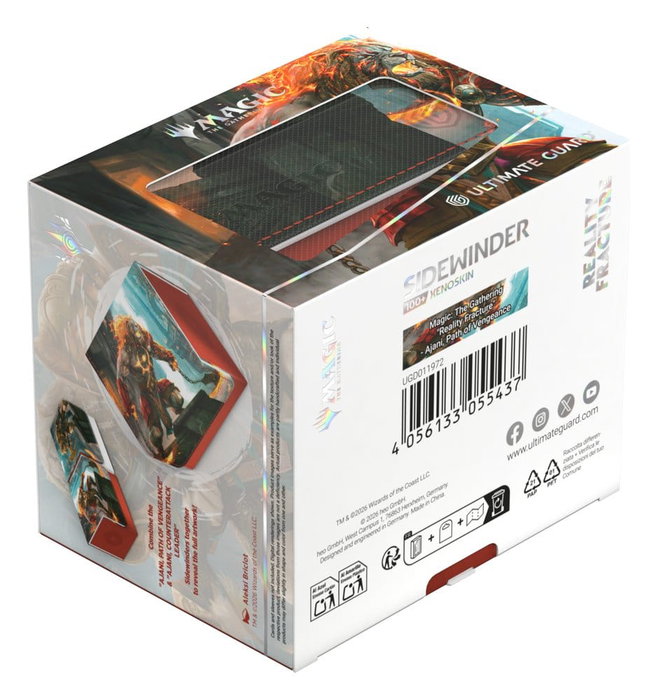 Ultimate Guard Sidewinder 100+ Xenoskin Magic: The Gathering Reality Fracture - Ajani, Path of Vengeance Ultimate Guard Sidewinder 100+ Xenoskin Magic: The Gathering Reality Fracture - Ajani, Path of Vengeance