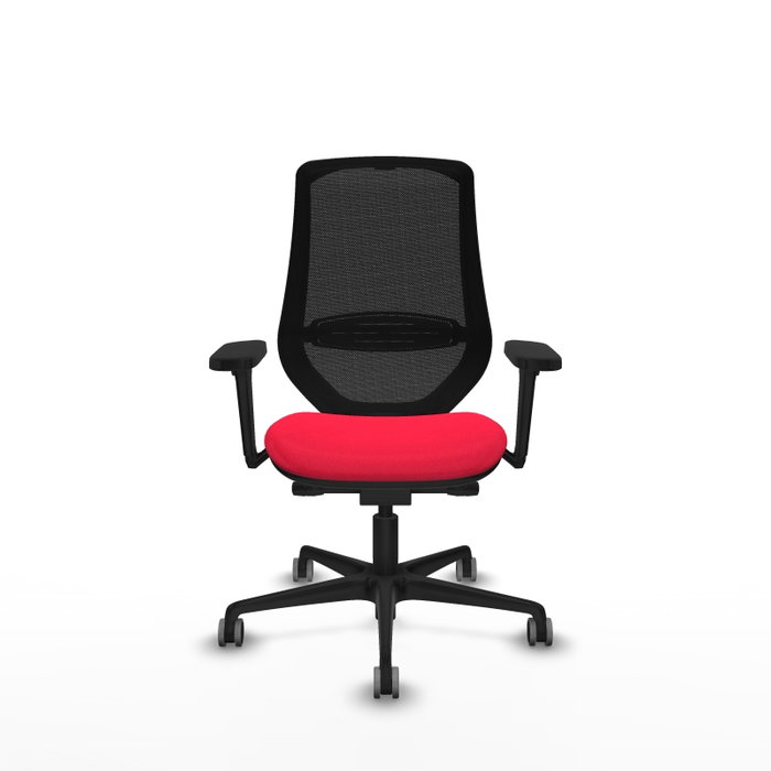 PIQUERAS Y CRESPO Silla de oficina Mardos con mecanismo Sincro/Traslack, Rojo y Negro PIQUERAS Y CRESPO Silla de oficina Mardos con mecanismo Sincro/Traslack, Rojo y Negro