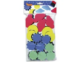 Jovi Esponjas para Manualidades, Bolsa de 16 Unidades Surtidas, Formas Diversas