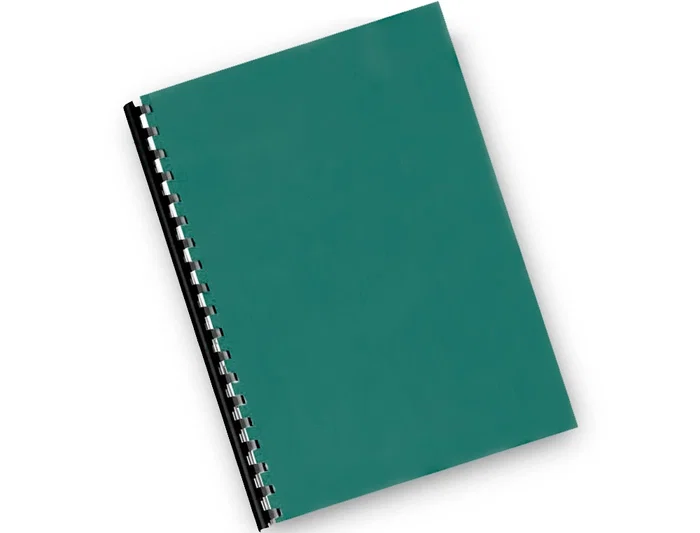 Q-connect Tapa de Encuadernación PVC Opaca Verde DIN A4 180 Micras Caja de 100 Unidades