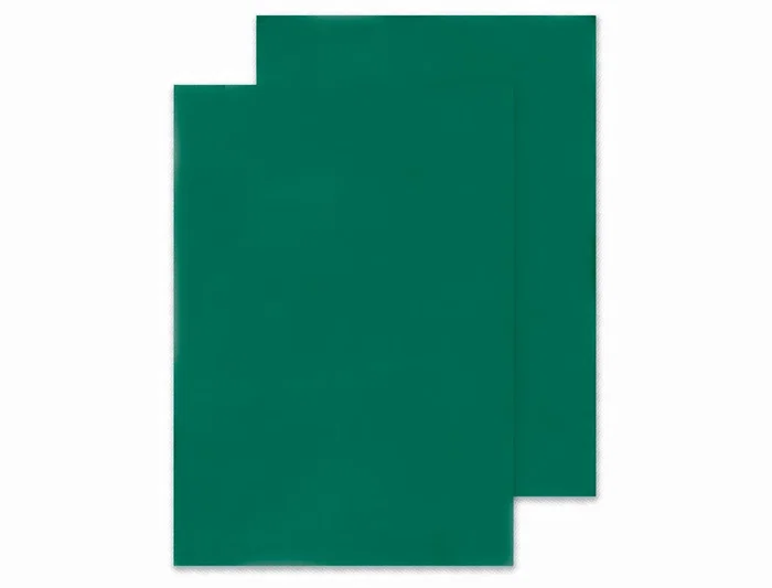 Q-connect Tapa de Encuadernación PVC Opaca Verde DIN A4 180 Micras Caja de 100 Unidades