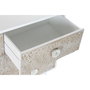 Cómoda DKD Home Decor 100 x 42 x 80 cm Abeto Blanco Plástico Marrón claro Mandala Indio