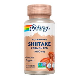 SOLARAY Shiitake 1000 Mg 2 Capsulas Veganas 60 Capsulas