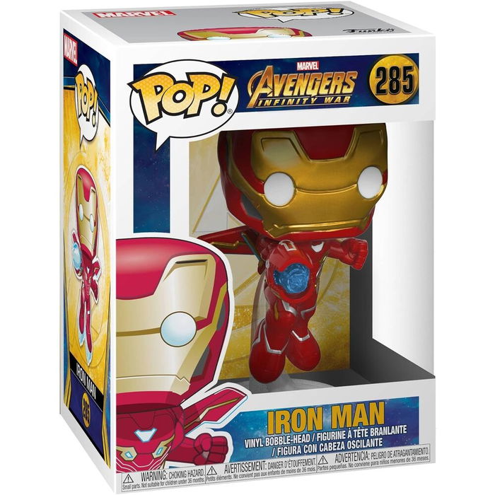 Funko POP Figura Marvel Avengers Infinity War Iron Man with Wings Vinilo 9cm Caja Regalo