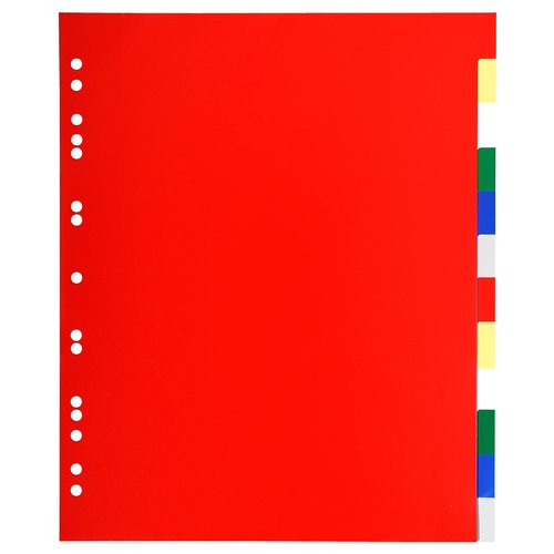 Exacompta Separadores 12 Posiciones A4+ PP Flexible Colores Neutros Exacompta Separadores 12 Posiciones A4+ PP Flexible Colores Neutros