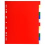 Exacompta Separadores 12 Posiciones A4+ PP Flexible Colores Neutros