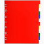 Exacompta Separadores 12 Posiciones A4+ PP Flexible Colores Neutros