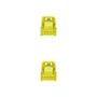 Nanocable Cable de Red Cat6a SFTP RJ45 Amarillo 25 cm