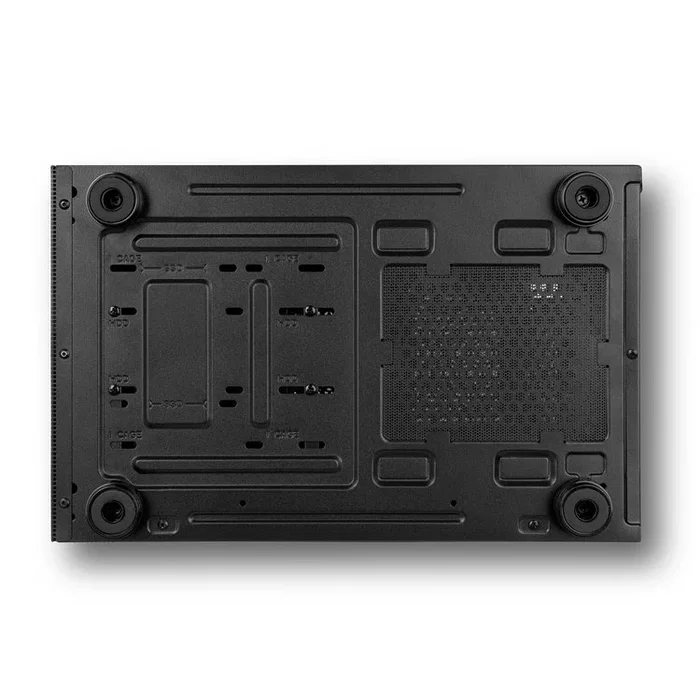 NOX Caja Semitorre Hummer Vision Negra, Midi Tower ATX con Doble Cristal Templado, USB 3.0, Compatible con Gráficas 300mm y Refrigeración Líquida 240mm, Color Negro