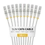 StarTech.com Paquete de 10 Cables Ethernet Cat6 Slim 50cm Gris