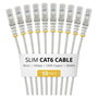 StarTech.com Paquete de 10 Cables Ethernet Cat6 Slim 50cm Gris