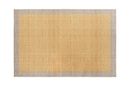 DKD Home Decor Alfombra de Poliéster 120x180x0,7 cm Amarillo y Marrón Claro