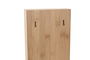 DKD Home Decor Guardallaves Básico Natural Bambú Metal 6 x 27 x 19 cm