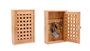 DKD Home Decor Guardallaves Bambú y Metal Natural con 8 Colgadores