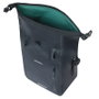 Basil Bolsa Rivo M, Impermeable, 15L con Cierre Rolltop y Bandolera Desmontable para Bicicleta