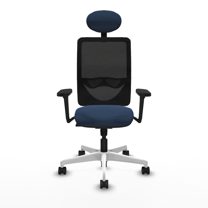 PIQUERAS Y CRESPO Silla de oficina Zulema con mecanismo Sincro, Azul marino y Negro PIQUERAS Y CRESPO Silla de oficina Zulema con mecanismo Sincro, Azul marino y Negro