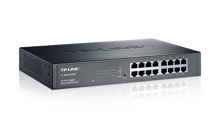 TP-Link TL-SG1016DE Smart Switch Gigabit de 16 Puertos RJ45