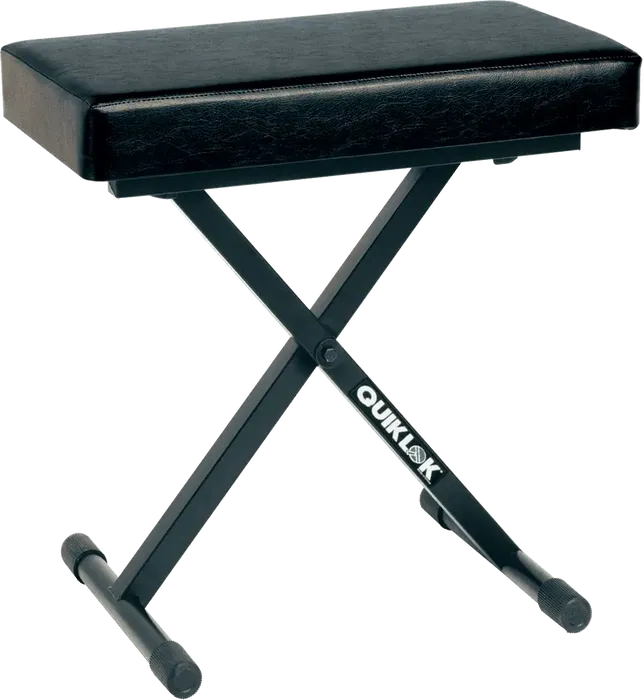 QUIKLOK Banqueta Piano X Deluxe Negra Ajustable en Altura Plegable Imitación Cuero QUIKLOK Banqueta Piano X Deluxe Negra Ajustable en Altura Plegable Imitación Cuero