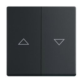 BUSCH-JAEGER Tapa para control de persianas BJ 1785 JA-885 Future Linear Negro