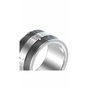 Guess JUMR03209JWSTBK62 Anillo Legacy para Hombre en Acero Inoxidable Gris