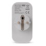 ENTAC Adaptador de enchufe WIFI 2-fach ES-DSA-WIBLE Blanco