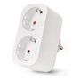 ENTAC Adaptador de enchufe WIFI 2-fach ES-DSA-WIBLE Blanco