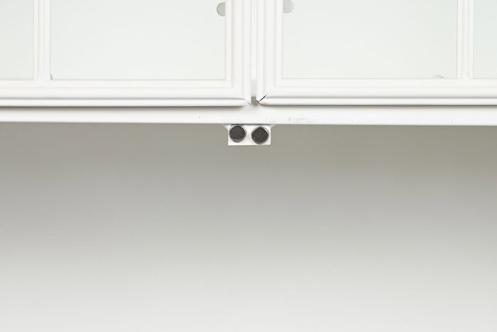 DKD Home Decor Vitrina Romantico Blanco Metal Cristal 91x172x36.5 cm DKD Home Decor Vitrina Romantico Blanco Metal Cristal 91x172x36.5 cm