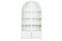 DKD Home Decor Vitrina Romantico Blanco Metal Cristal 91x172x36.5 cm