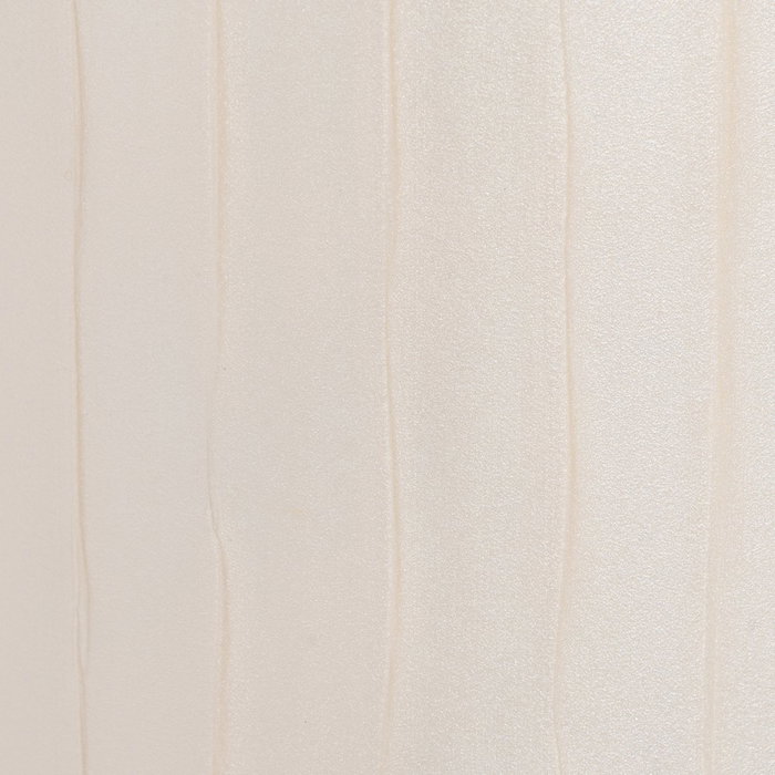 Jarrón Blanco Metal-Cristal Decoración 12,50 X 12,50 X 47 cm