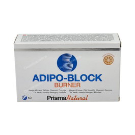 PRISMA NATURAL Adipo Block Burner 60 Cápsulas con Mango Africano, Té Rojo y Garcinia Cambogia para Metabolismo y Grasa Corporal