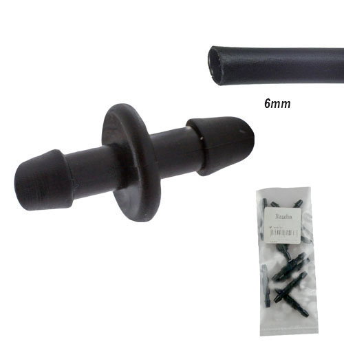 Riegolux RGX Conector de Goteo para 2 Mangueras de 4-6 mm, Bolsa de 10 Unidades Riegolux RGX Conector de Goteo para 2 Mangueras de 4-6 mm, Bolsa de 10 Unidades