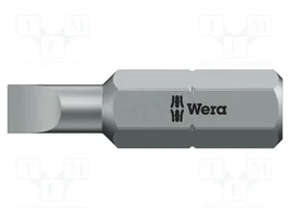WERA Punta de destornillador de ranura 4x0,5mm 1/4 de 25mm