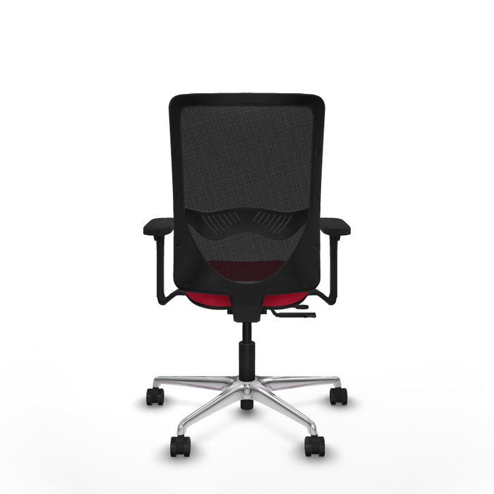 PIQUERAS Y CRESPO Silla de oficina Zulema con mecanismo Sincro/Traslack, Rojo y Negro PIQUERAS Y CRESPO Silla de oficina Zulema con mecanismo Sincro/Traslack, Rojo y Negro