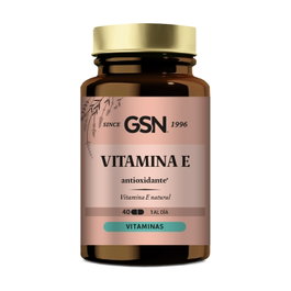 GSN Vitamina E 40 perlas Cápsulas Antioxidante para Piel, Cabello y Uñas