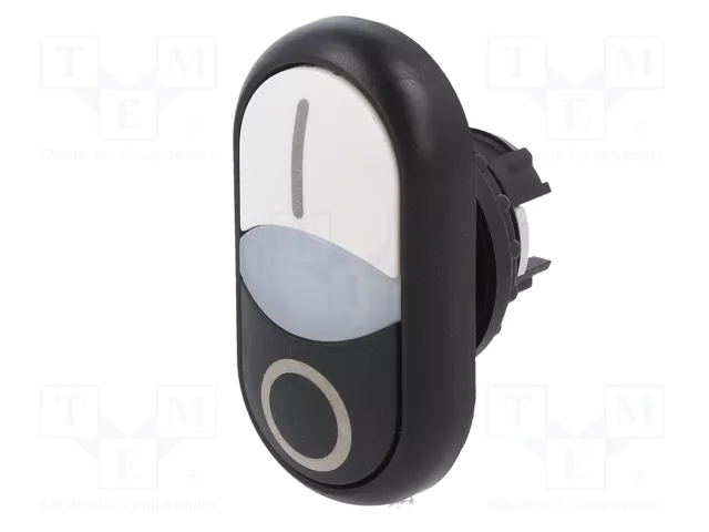 EATON ELECTRIC Interruptor Doble RMQ-Titan 22mm Blanco/Negro