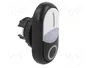 EATON ELECTRIC Interruptor Doble RMQ-Titan 22mm Blanco/Negro