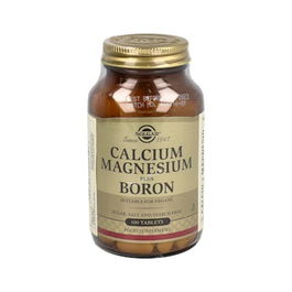 SOLGAR Calcio Magnesio Plus Boro 100 Comprimidos Suplemento Dietético Vegano