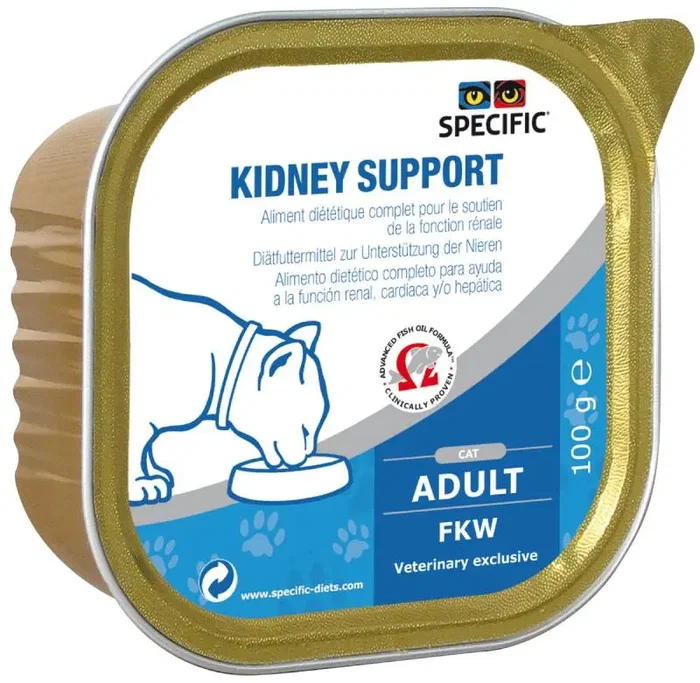 Specific Fk/d Kidney Support Alimento Húmedo para Gatos Caja 7x100 gr Specific Fk/d Kidney Support Alimento Húmedo para Gatos Caja 7x100 gr