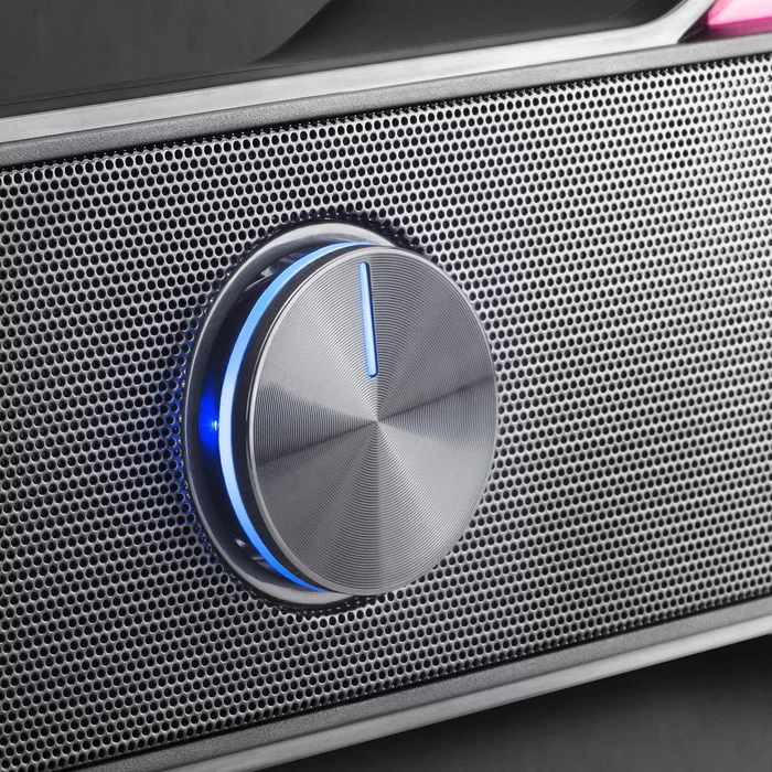 Mars Gaming MSBX Barra de Sonido Soundbar Gaming 10W RGB Dinámico Bluetooth 5.0 Negro para PC, Consola, TV y Smartphone con Procesador DSP