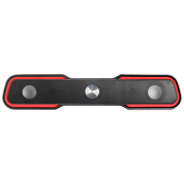 Mars Gaming MSBX Barra de Sonido Soundbar Gaming 10W RGB Dinámico Bluetooth 5.0 Negro para PC, Consola, TV y Smartphone con Procesador DSP