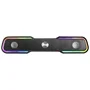 Mars Gaming MSBX Barra de Sonido Soundbar Gaming 10W RGB Dinámico Bluetooth 5.0 Negro para PC, Consola, TV y Smartphone con Procesador DSP