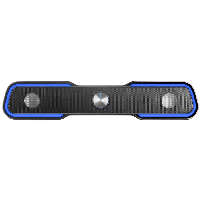 Mars Gaming MSBX Barra de Sonido Soundbar Gaming 10W RGB Dinámico Bluetooth 5.0 Negro para PC, Consola, TV y Smartphone con Procesador DSP