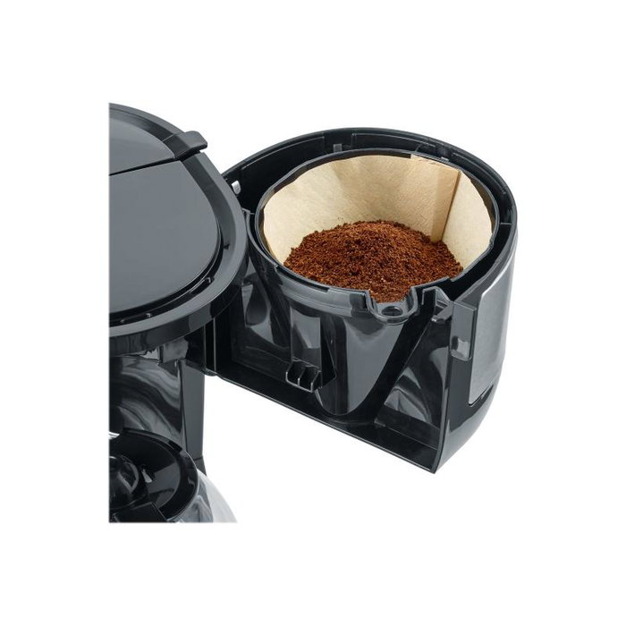 Severin KA 4808 Cafetera de filtro, 4 tazas, Negro/Acero inoxidable Severin KA 4808 Cafetera de filtro, 4 tazas, Negro/Acero inoxidable
